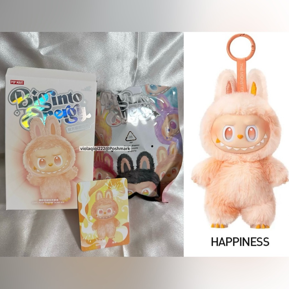 Brand New Labubu Happiness THE MONSTERS Big into Energy Series - One Labubu Only